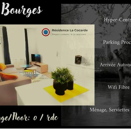 Résidence La Cocarde, Suites type Appartements Bourges Exterior foto