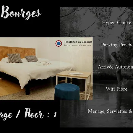 Résidence La Cocarde, Suites type Appartements Bourges Exterior foto