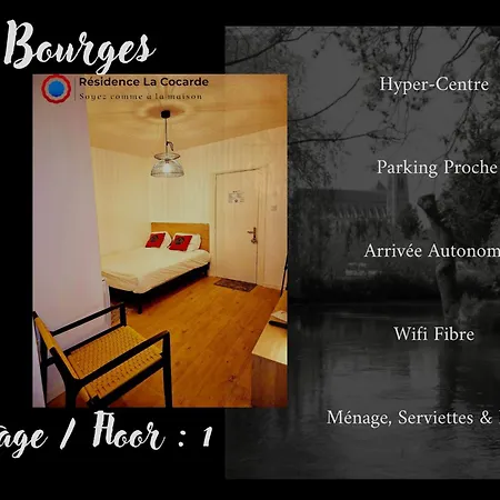 Résidence La Cocarde, Suites type Appartements Bourges Exterior foto